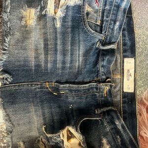 Hollister Blue Denim Short skirt